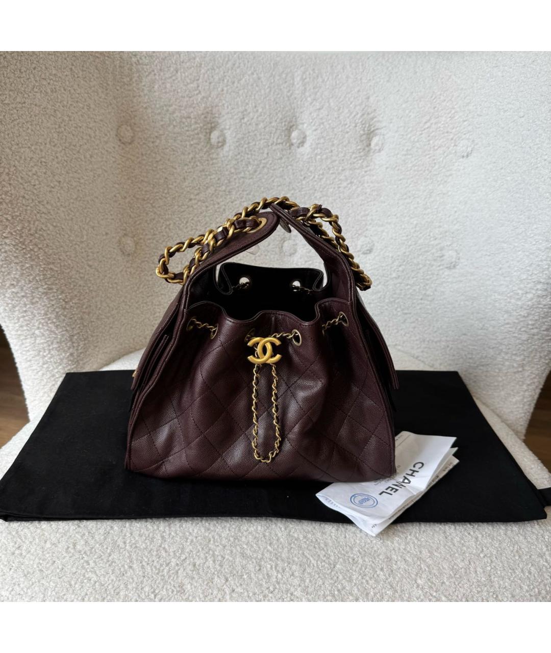 CHANEL Кожаная сумка через плечо, фото 3
