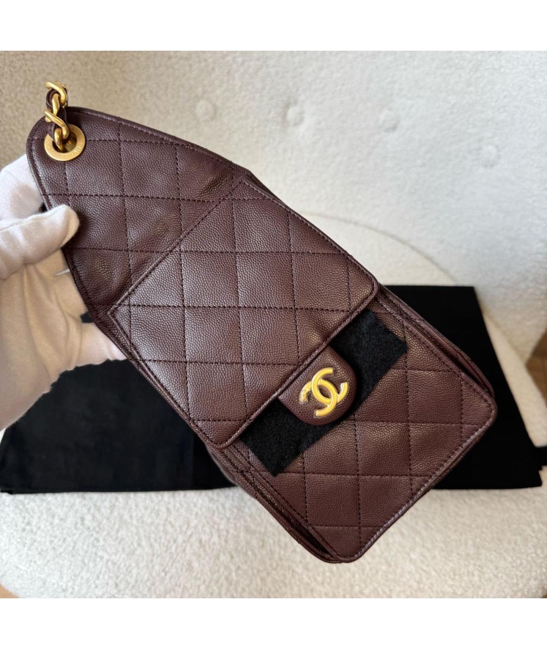 CHANEL Кожаная сумка через плечо, фото 6