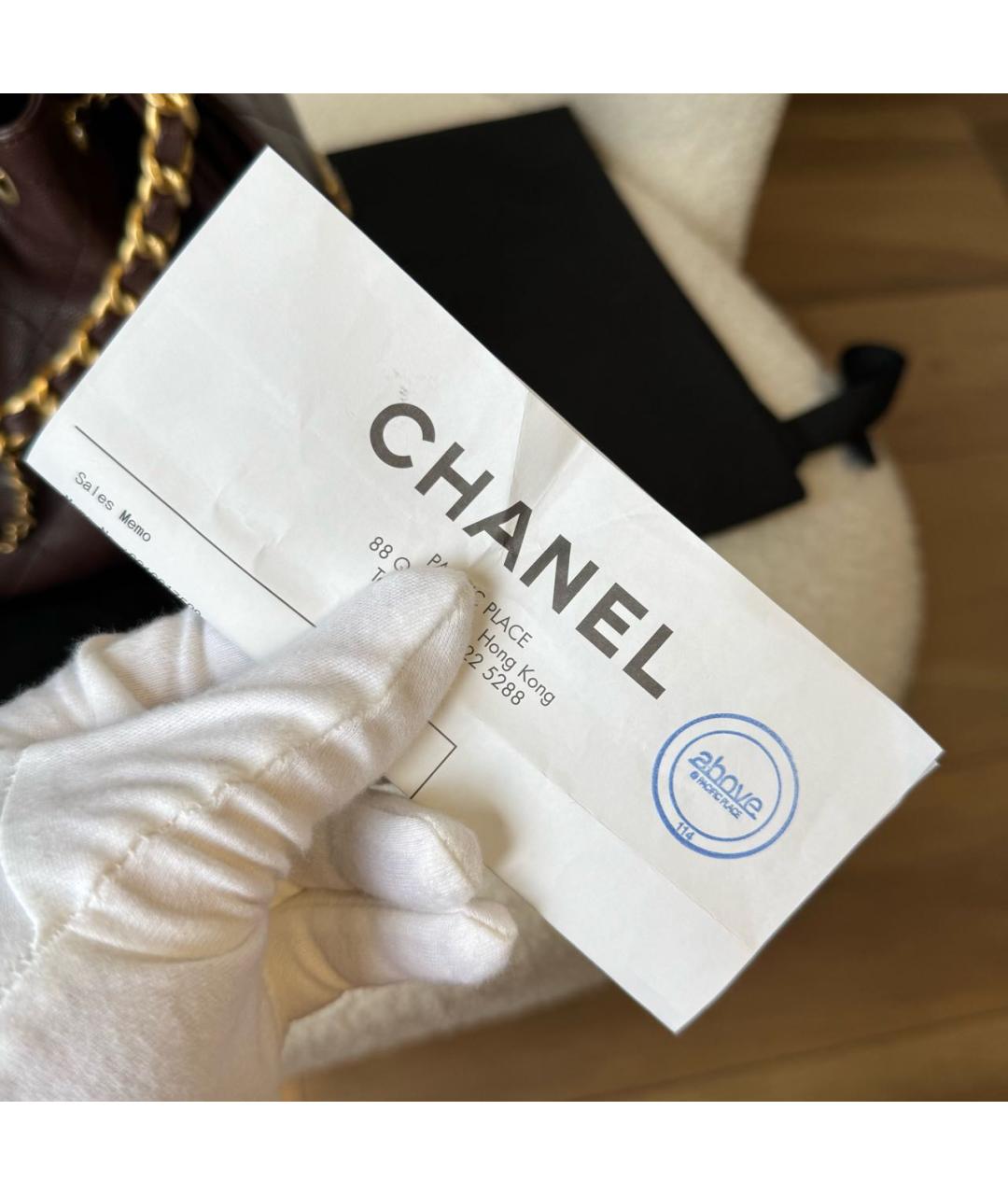 CHANEL Кожаная сумка через плечо, фото 7