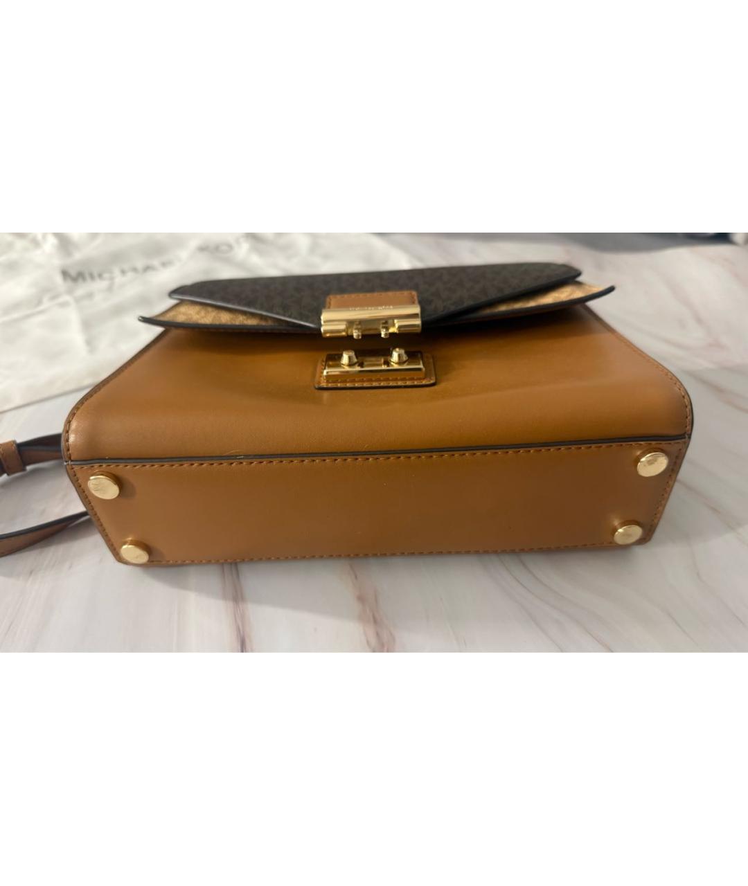 MICHAEL KORS Коричневая сумка через плечо, фото 2