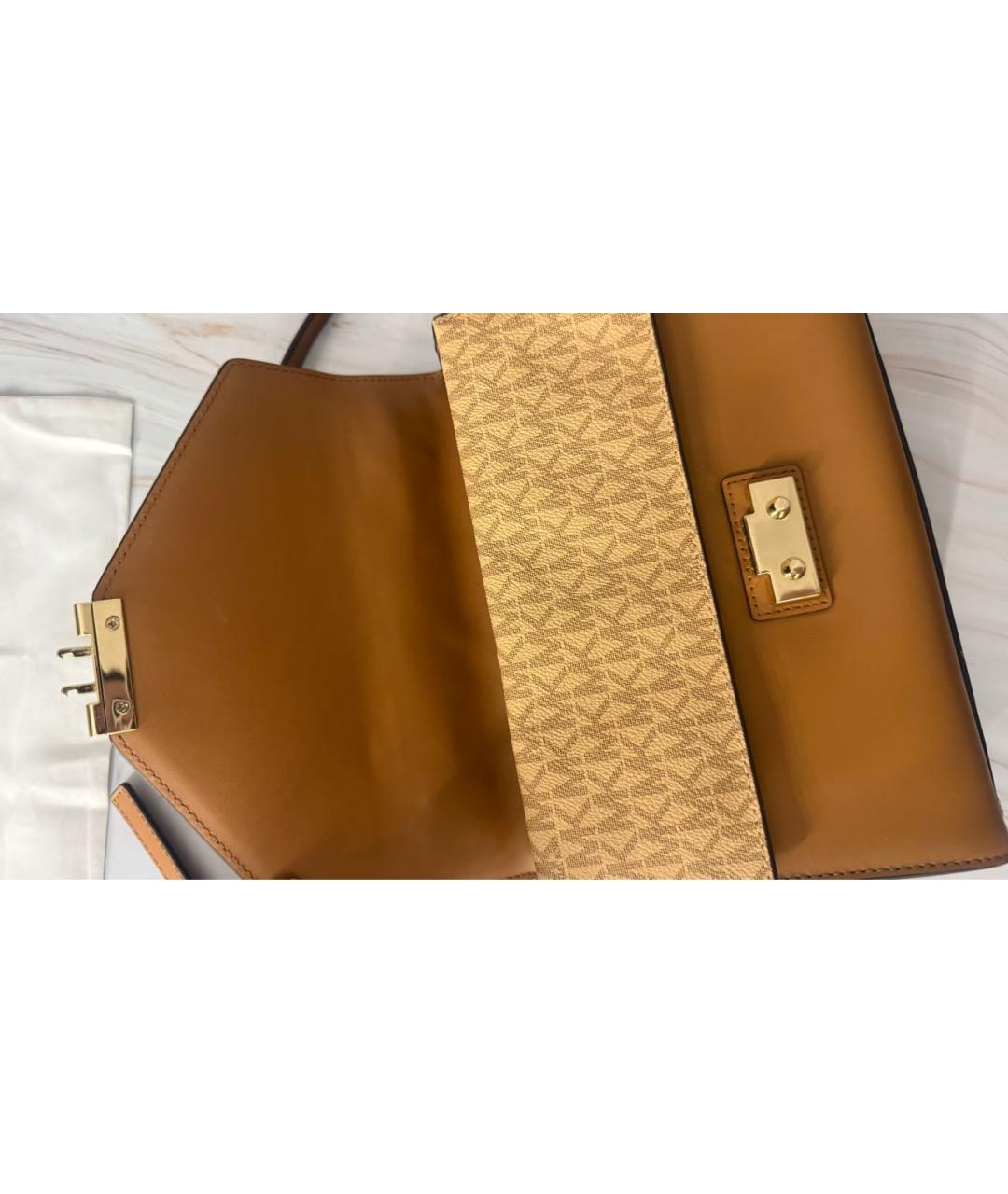 MICHAEL KORS Коричневая сумка через плечо, фото 5