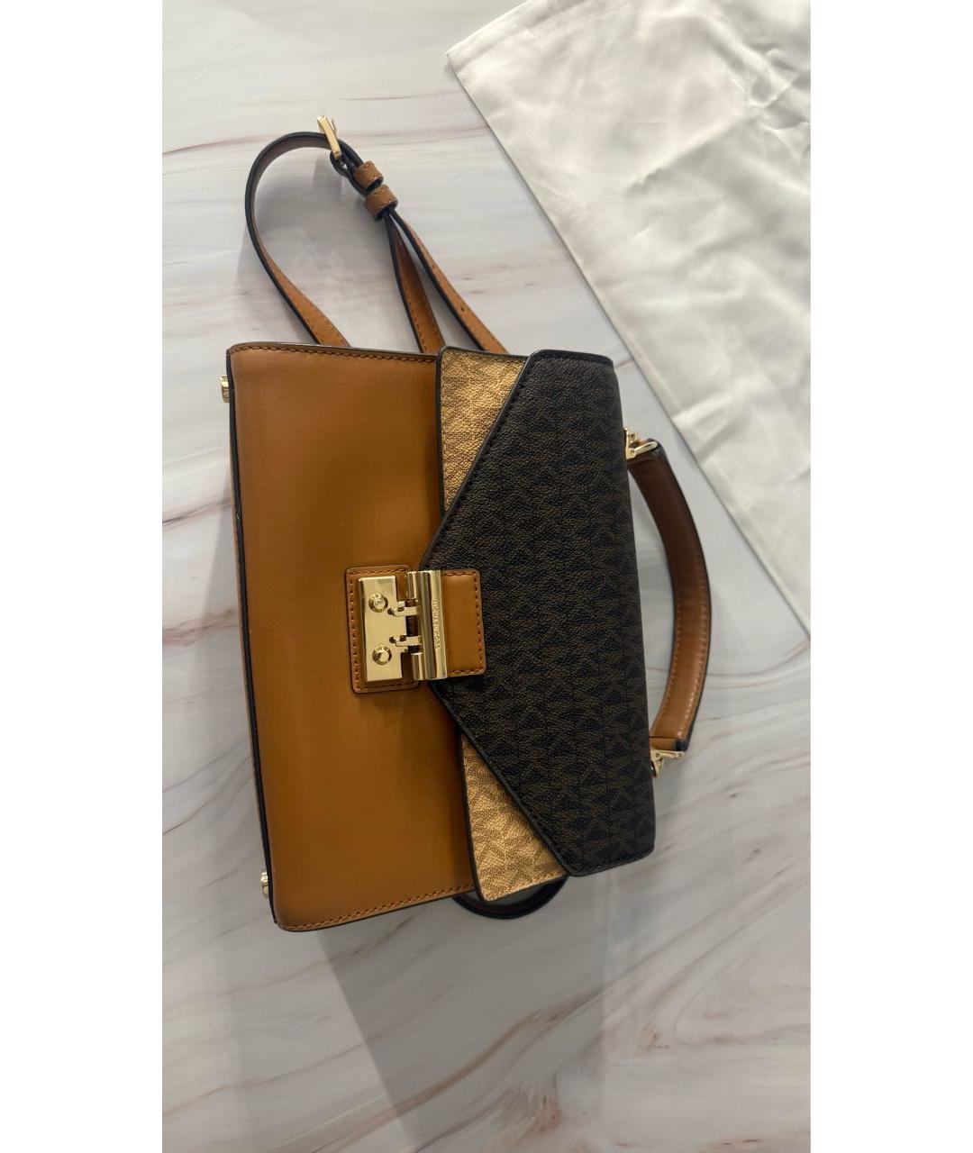 MICHAEL KORS Коричневая сумка через плечо, фото 9