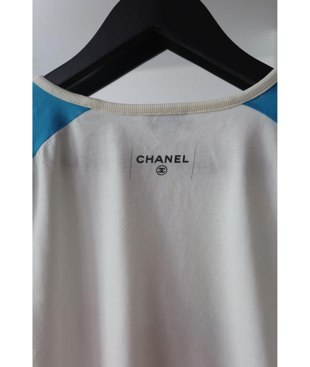 CHANEL Мульти хлопковая футболка, фото 8