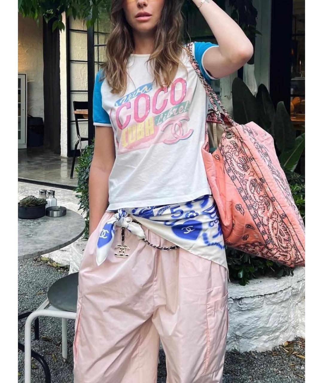 CHANEL Мульти хлопковая футболка, фото 7