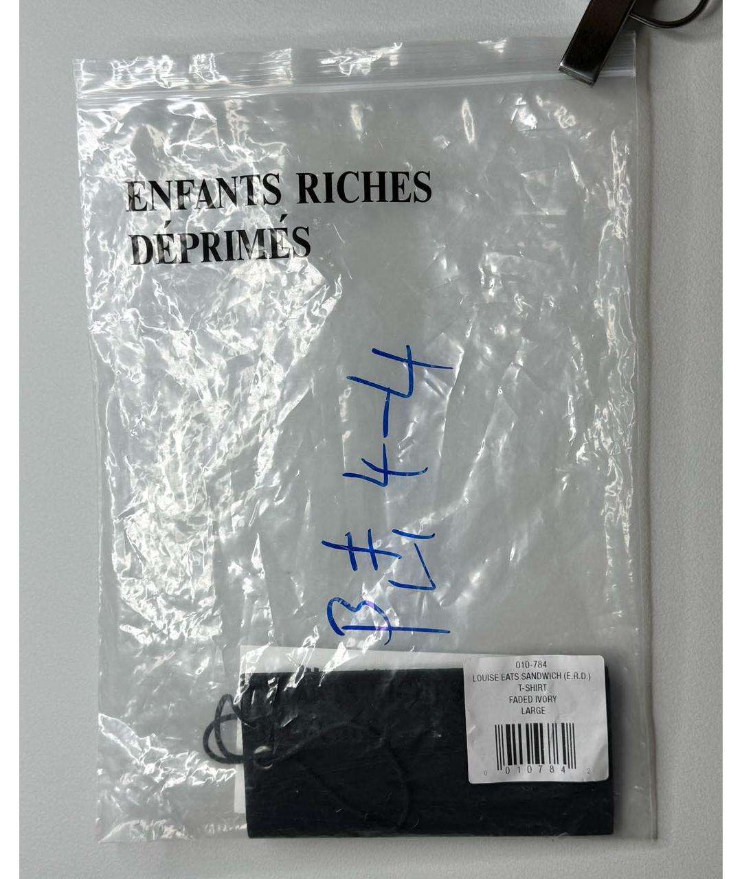 Enfants Riches Déprimés Белая хлопковая футболка, фото 5