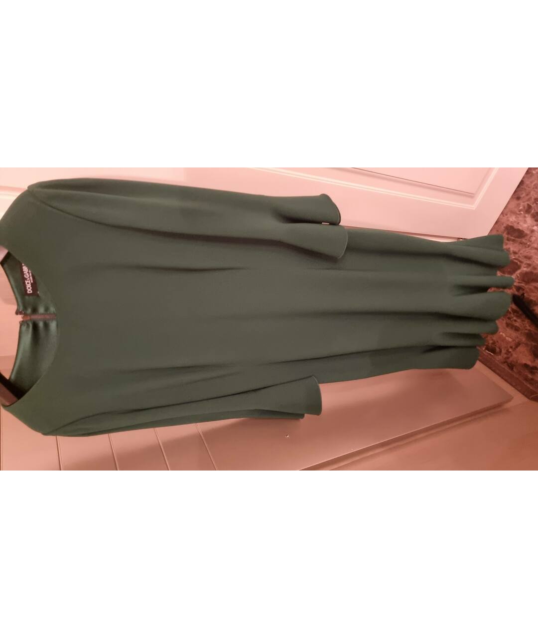 DOLCE&GABBANA Зеленые полиамидовое вечернее платье, фото 5