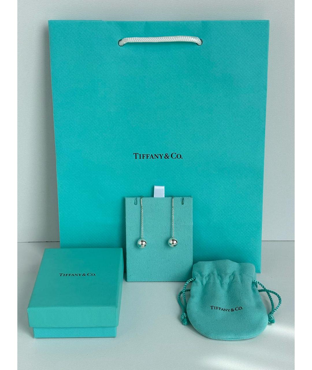 TIFFANY&CO Серебряные серебряные серьги, фото 2