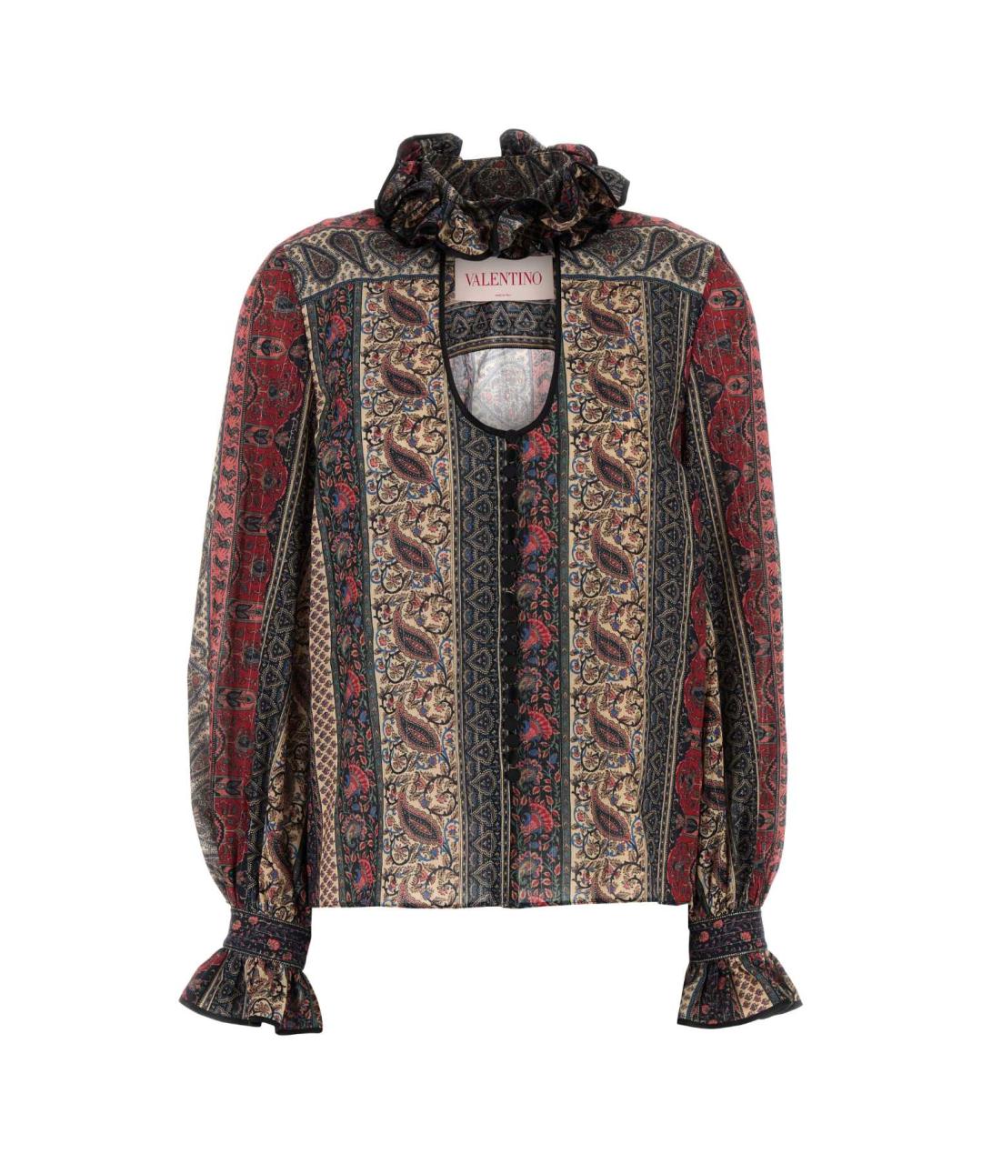 VALENTINO Мульти хлопковая блузы, фото 1