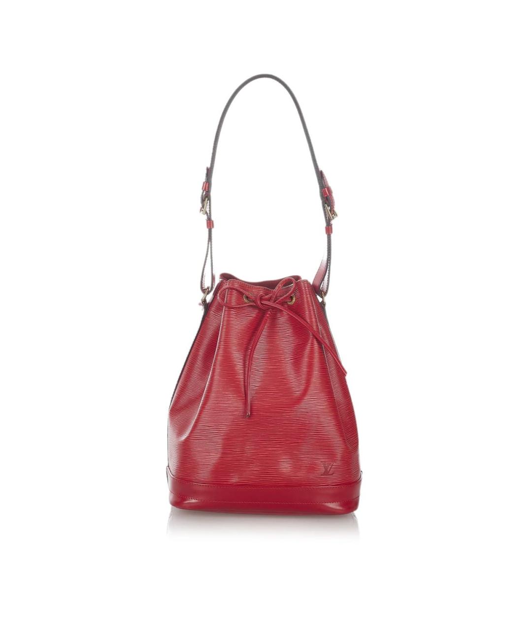 LOUIS VUITTON Красная кожаная сумка тоут, фото 1