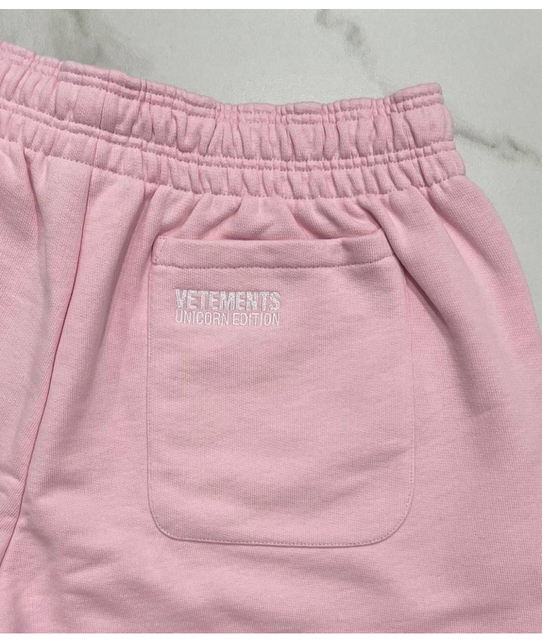 VETEMENTS Розовые шорты, фото 6