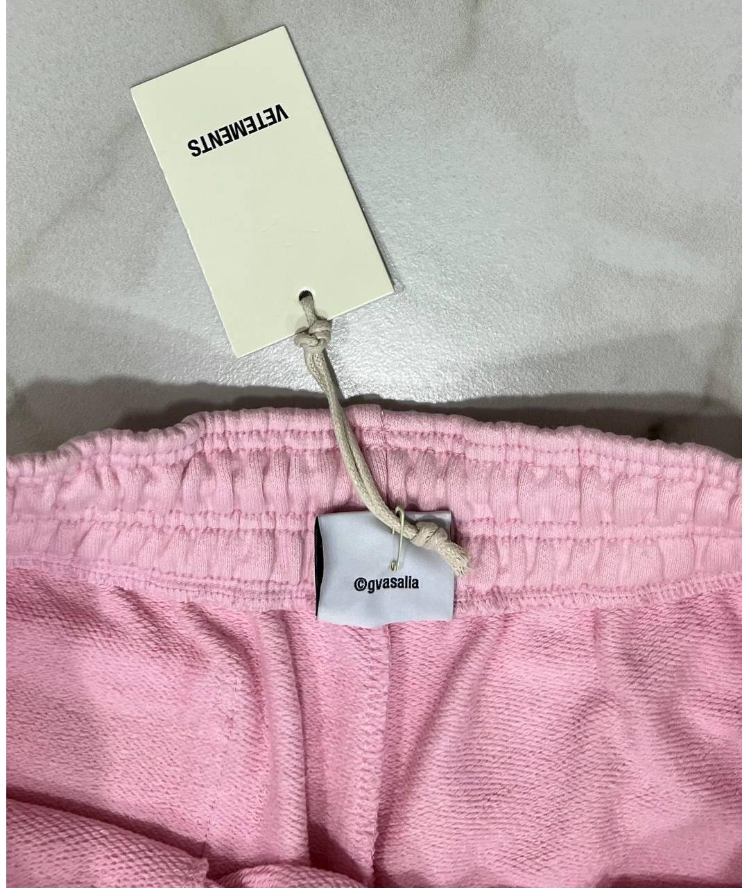 VETEMENTS Розовые шорты, фото 4