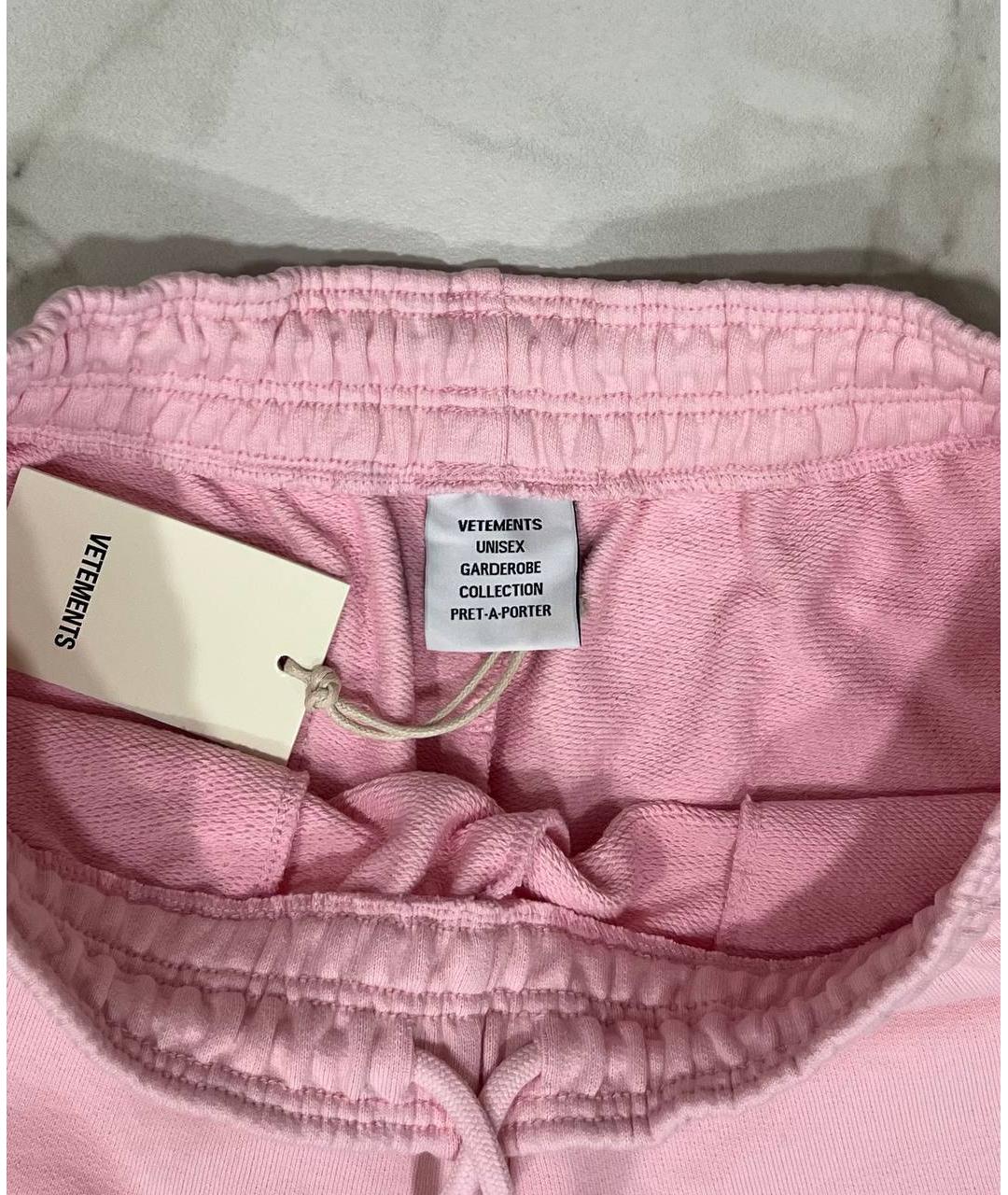 VETEMENTS Розовые шорты, фото 3