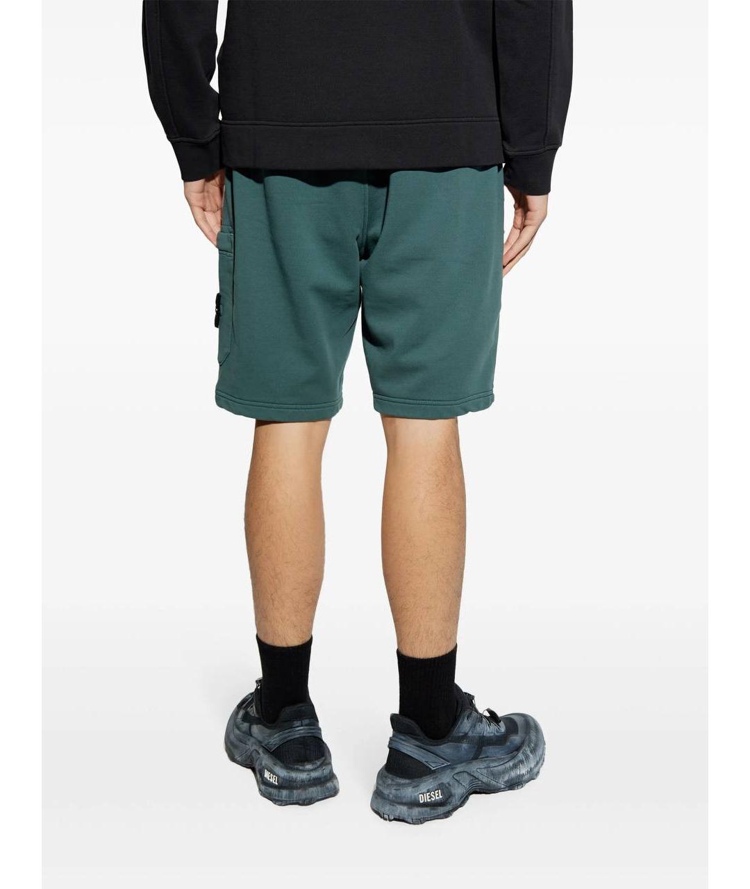 STONE ISLAND Темно-синие шорты, фото 8
