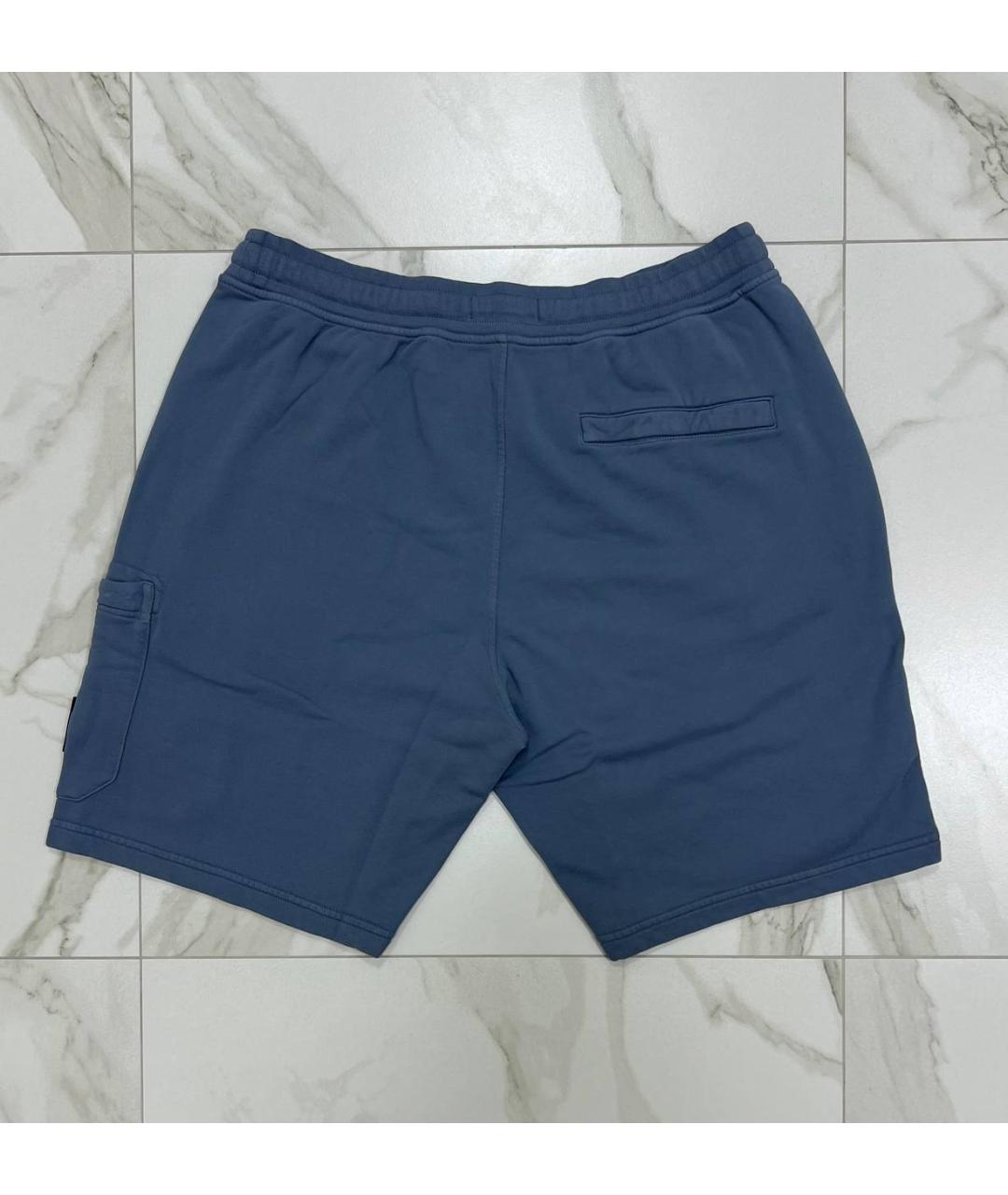 STONE ISLAND Темно-синие шорты, фото 4