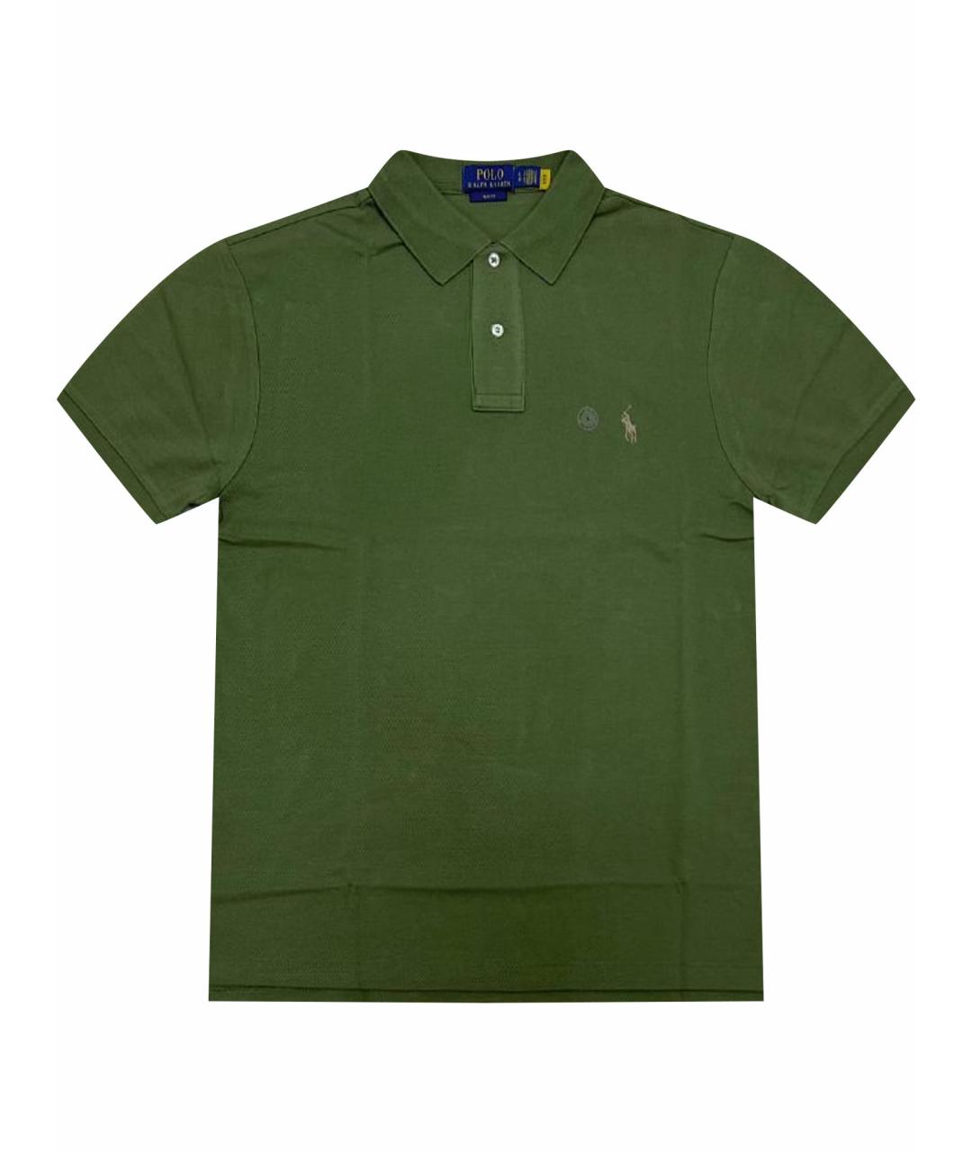 POLO RALPH LAUREN Зеленые поло с коротким рукавом, фото 1
