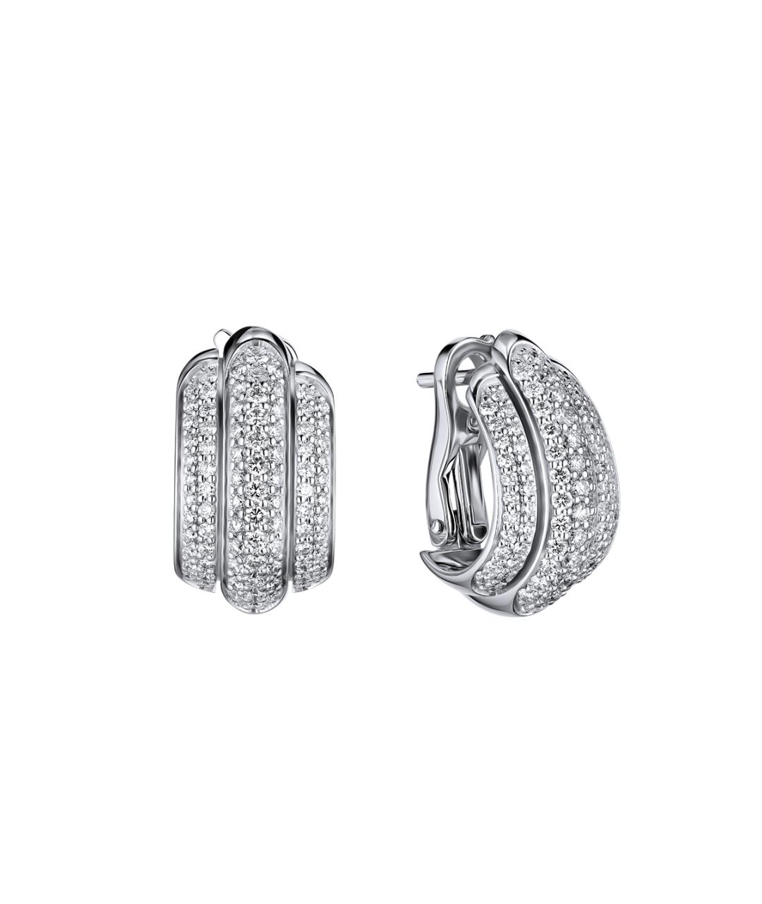 PIAGET Золотые серьги из белого золота, фото 4