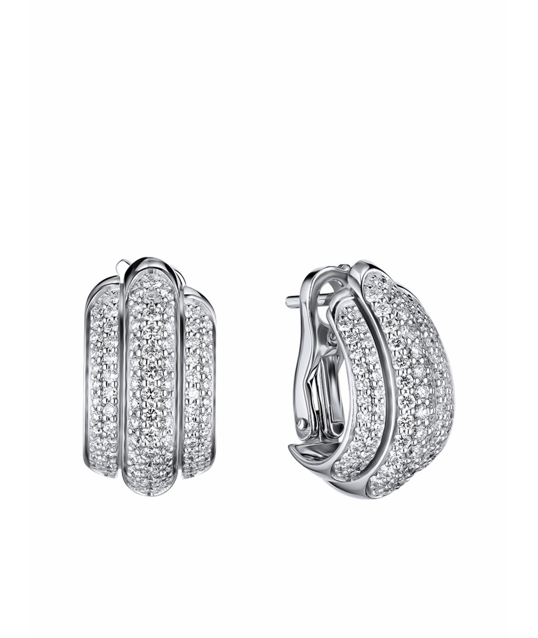 PIAGET Золотые серьги из белого золота, фото 1
