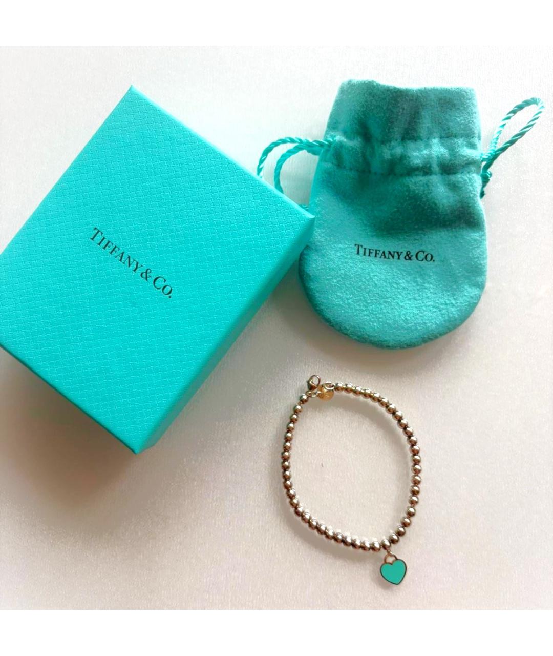 TIFFANY&CO Серебрянный серебряный браслет, фото 6