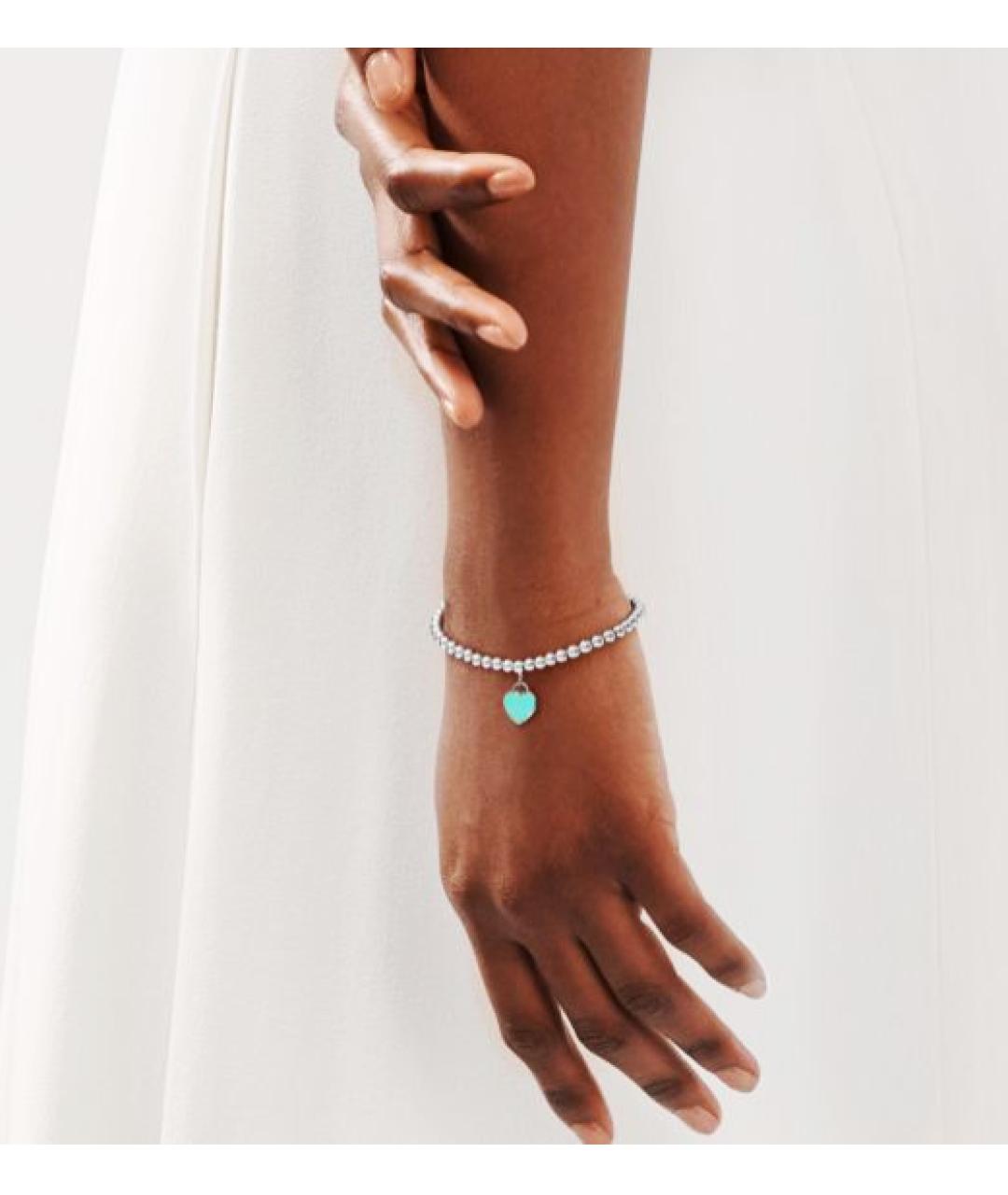 TIFFANY&CO Серебрянный серебряный браслет, фото 3