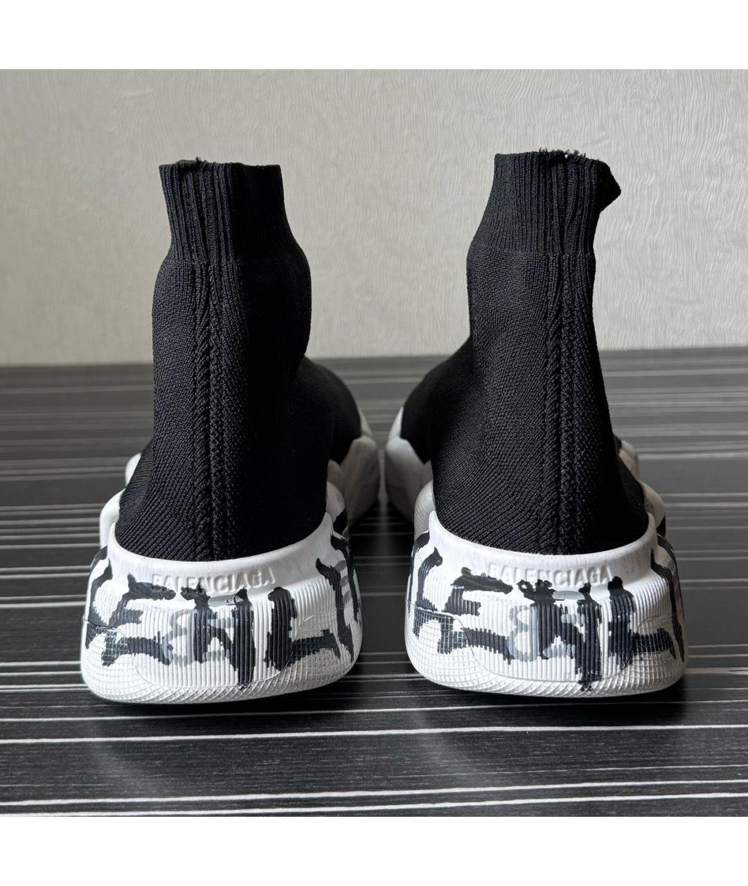 BALENCIAGA Черные синтетические кроссовки, фото 5