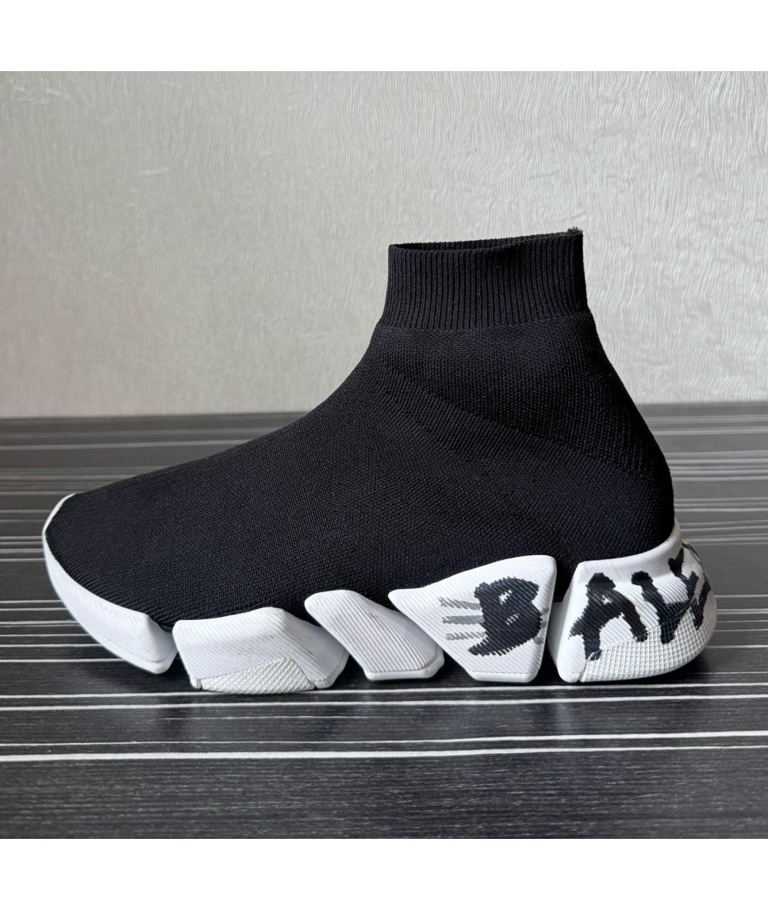 BALENCIAGA Черные синтетические кроссовки, фото 9