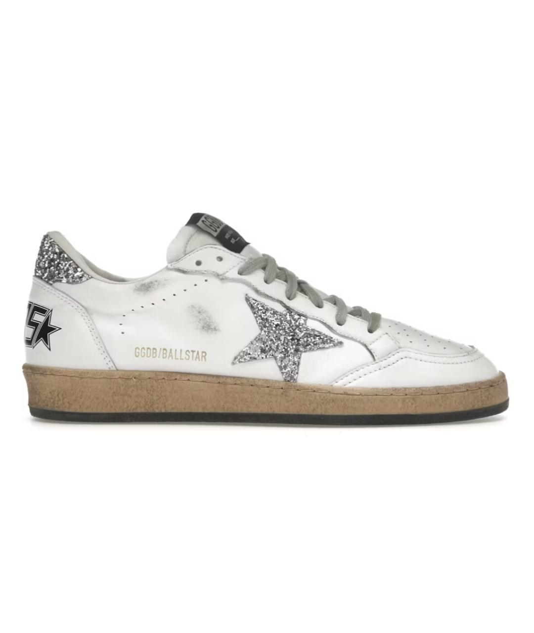 GOLDEN GOOSE DELUXE BRAND Белые кожаные кеды, фото 10