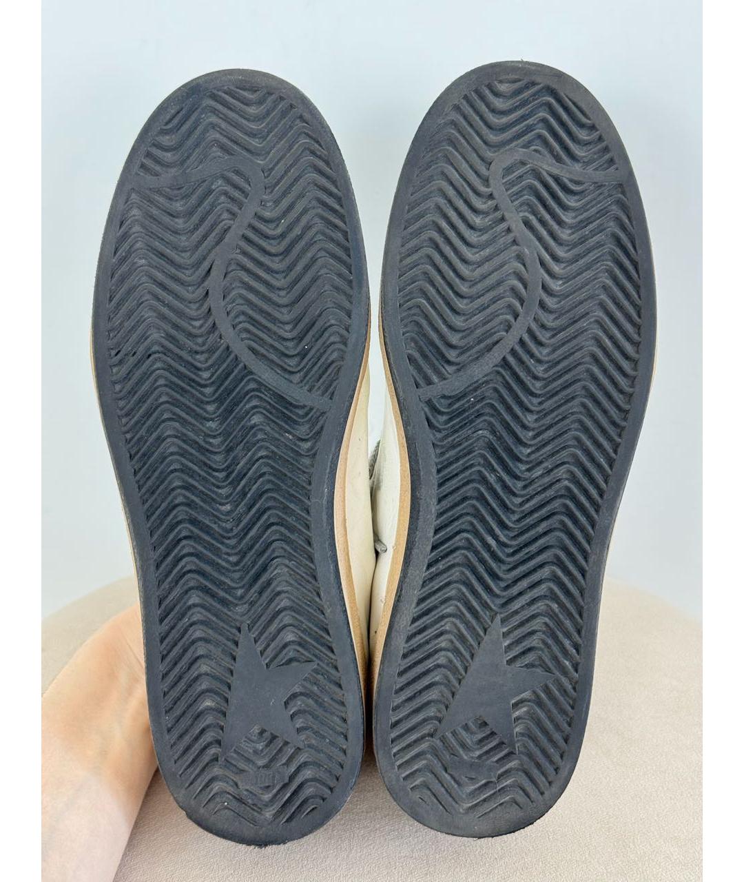 GOLDEN GOOSE DELUXE BRAND Белые кожаные кеды, фото 8