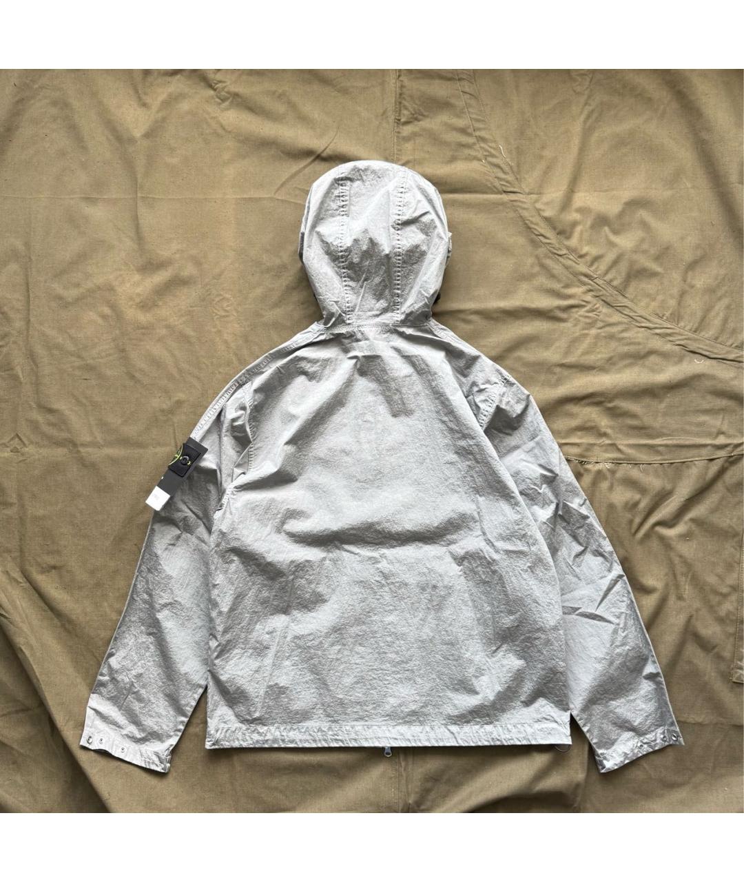 STONE ISLAND Серебряная куртка, фото 2
