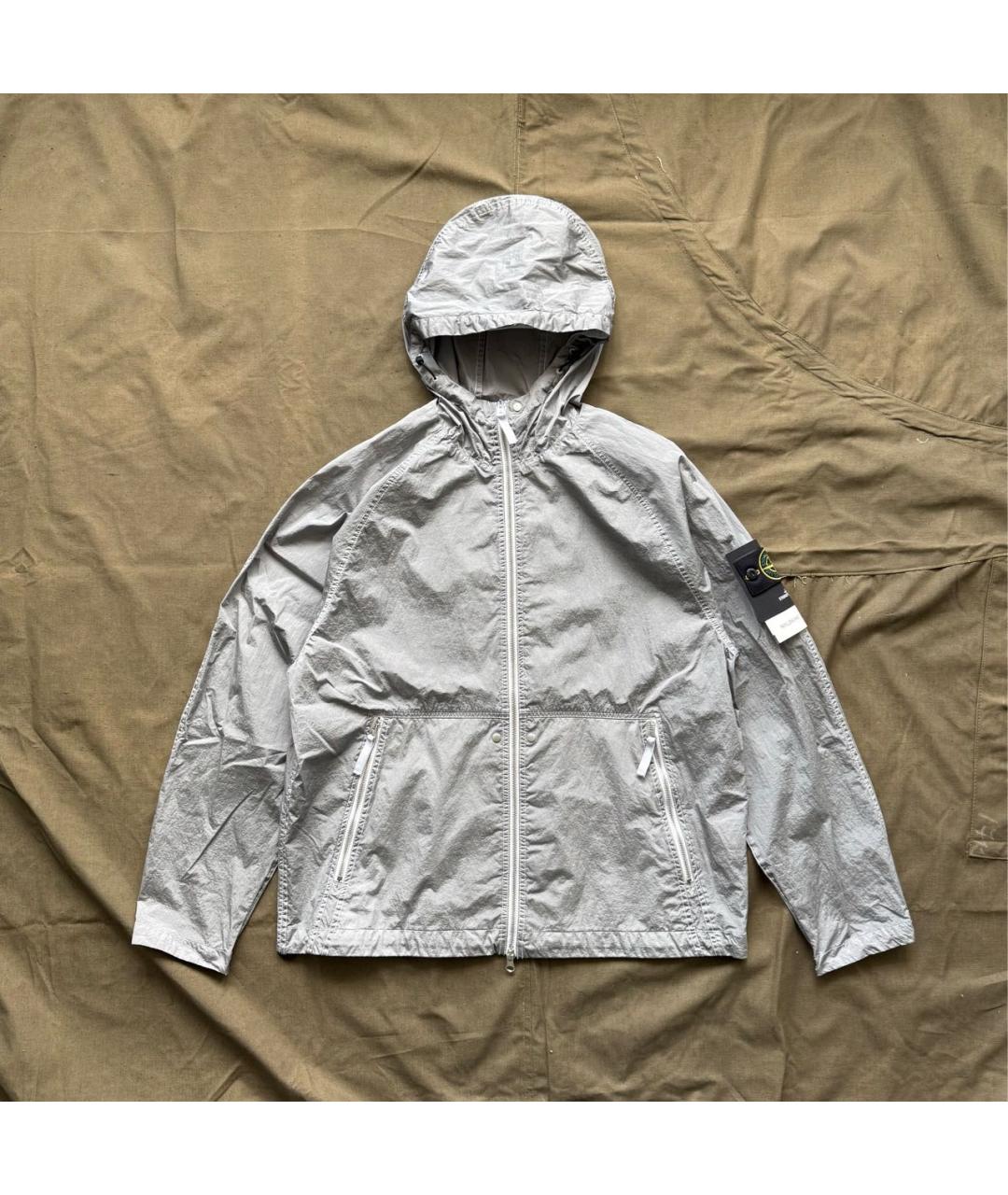 STONE ISLAND Серебряная куртка, фото 7