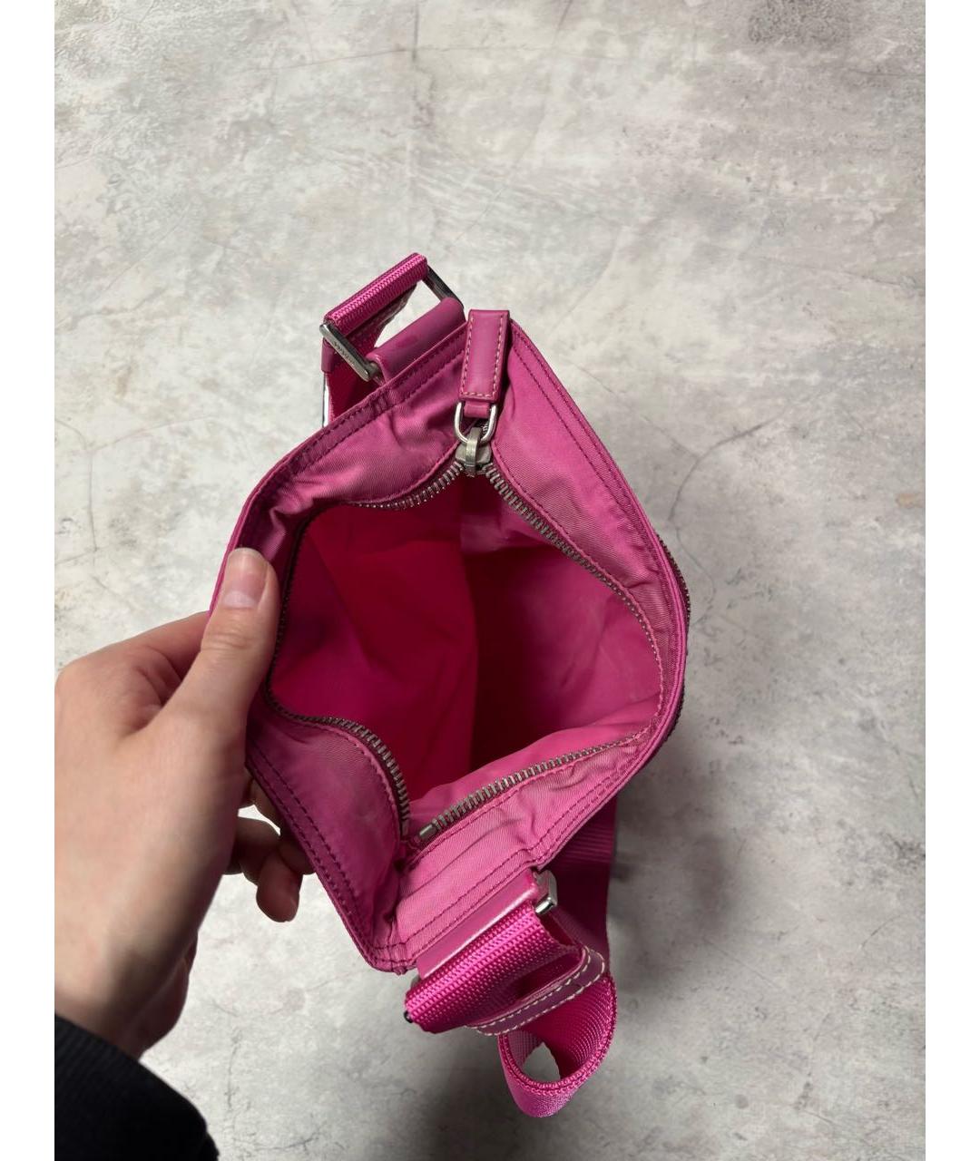 PRADA Розовая сумка через плечо, фото 3