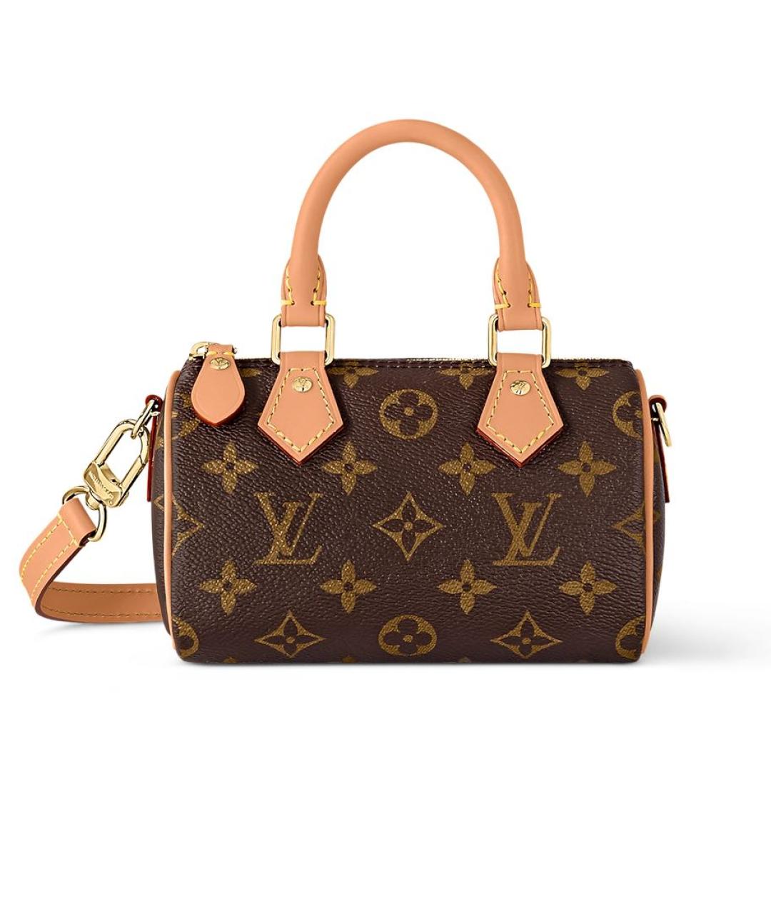 LOUIS VUITTON Коричневая сумка с короткими ручками, фото 8
