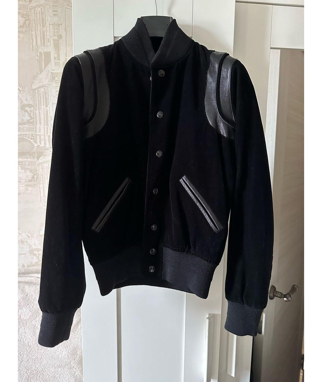 SAINT LAURENT Черная шерстяная куртка, фото 6