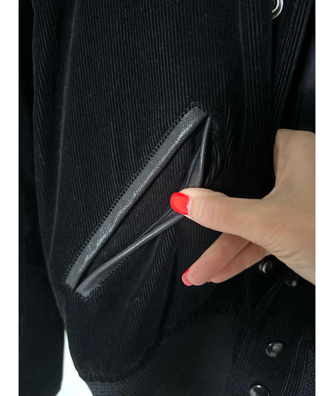 SAINT LAURENT Черная шерстяная куртка, фото 3