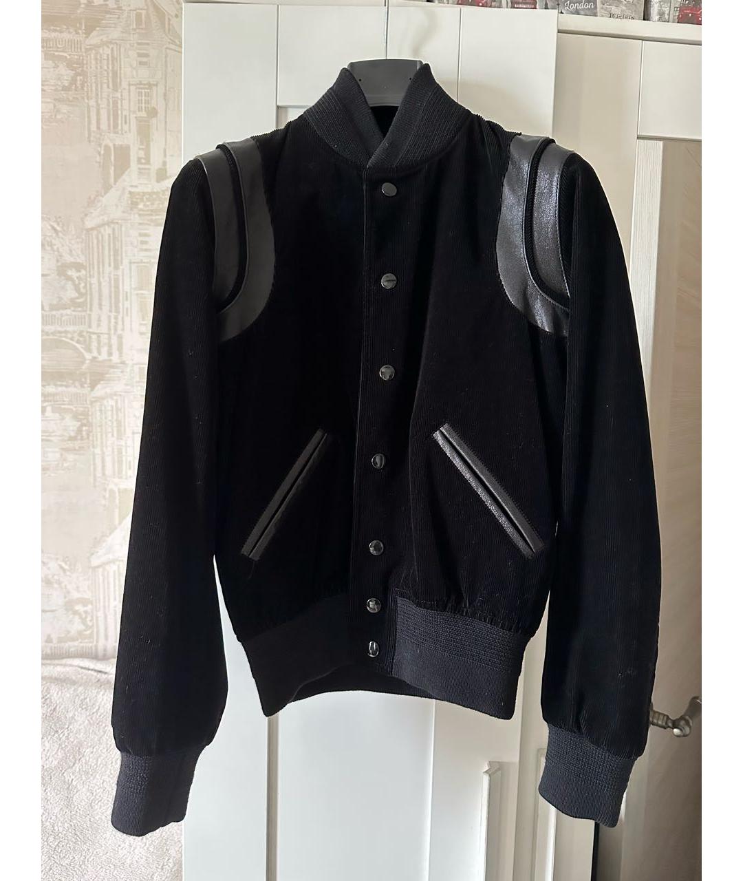 SAINT LAURENT Черная шерстяная куртка, фото 8