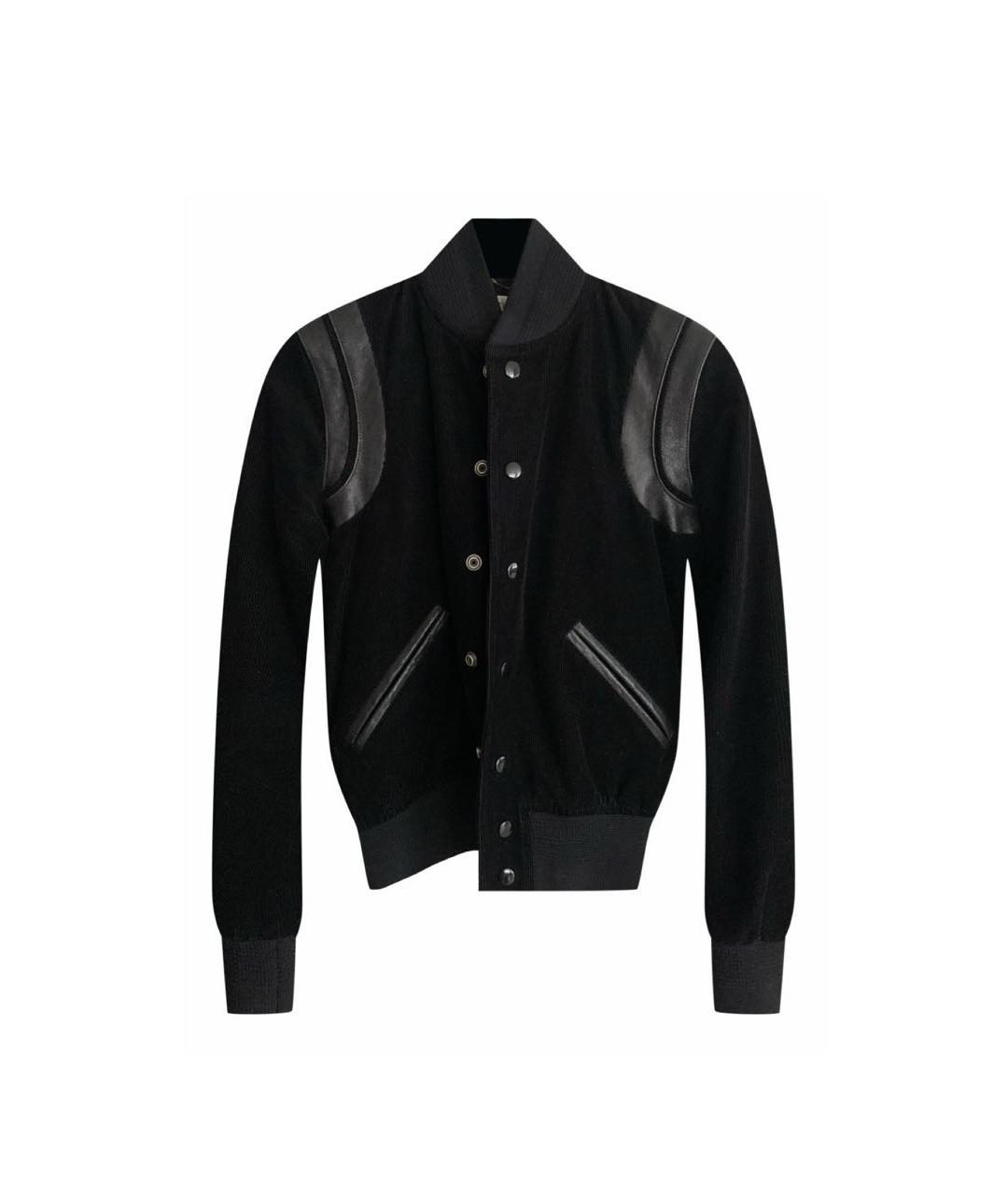 SAINT LAURENT Черная шерстяная куртка, фото 9