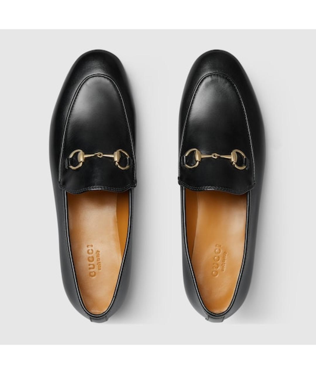 GUCCI Черные кожаные лоферы, фото 3