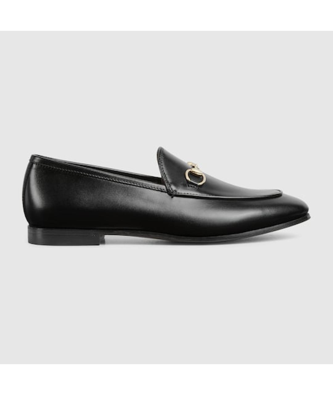 GUCCI Черные кожаные лоферы, фото 10