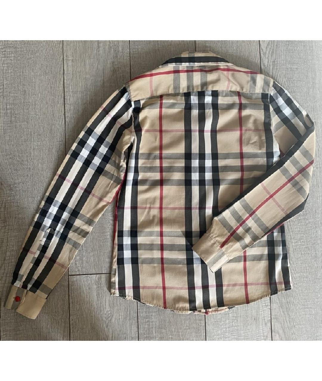 BURBERRY Хлопковая рубашка, фото 4