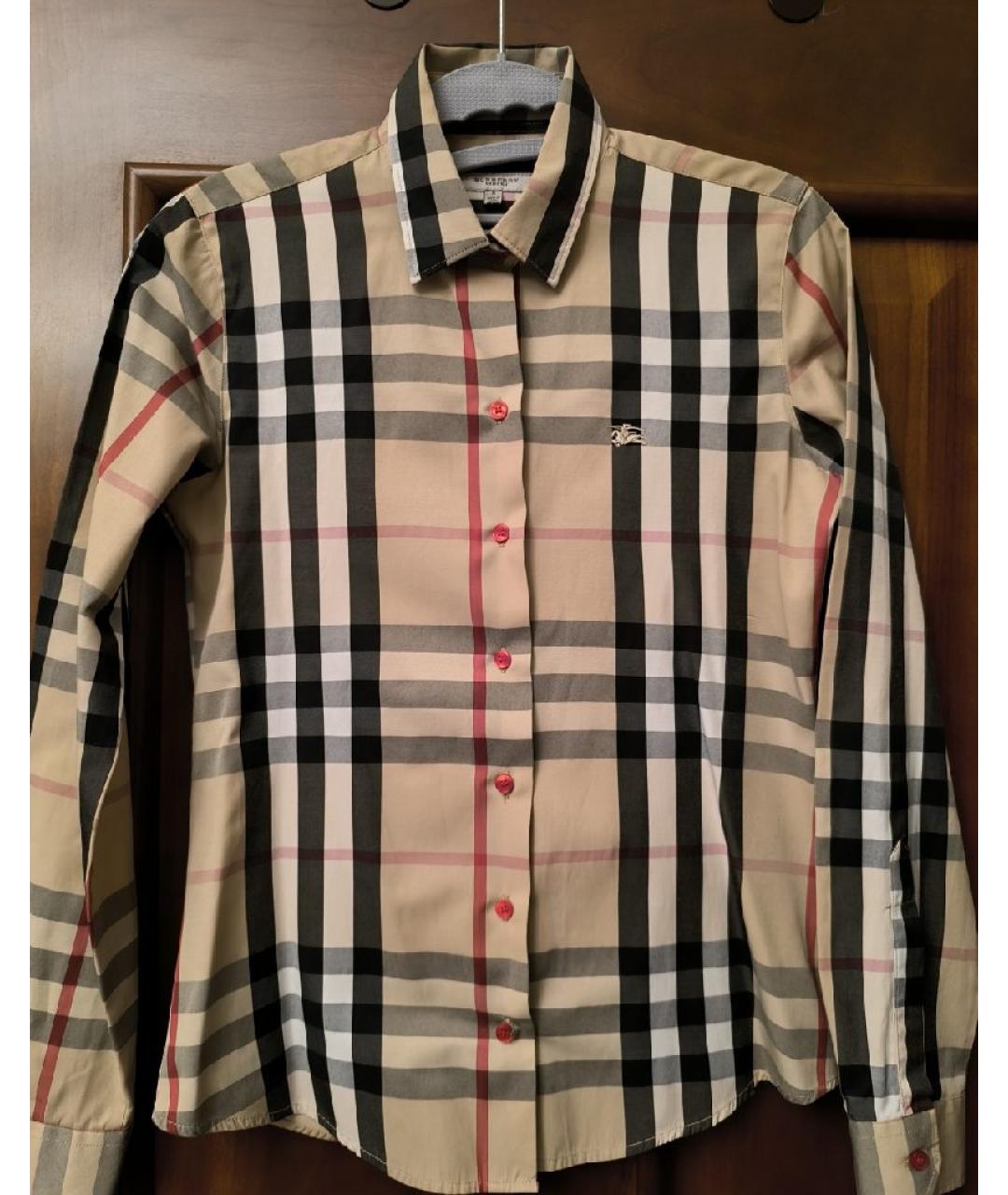 BURBERRY Хлопковая рубашка, фото 5