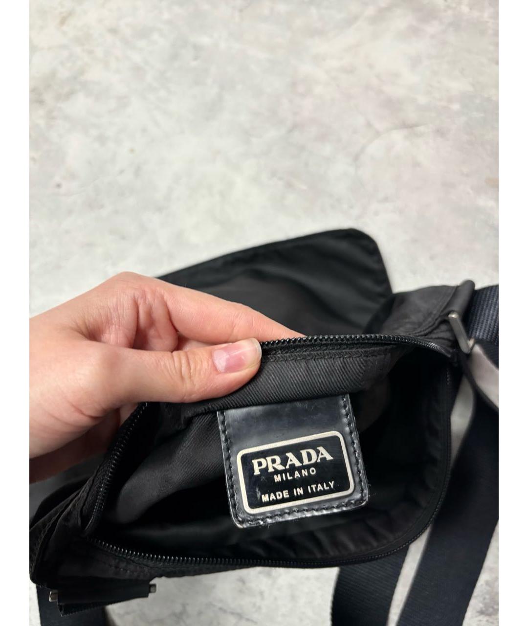 PRADA Черная сумка на плечо, фото 4