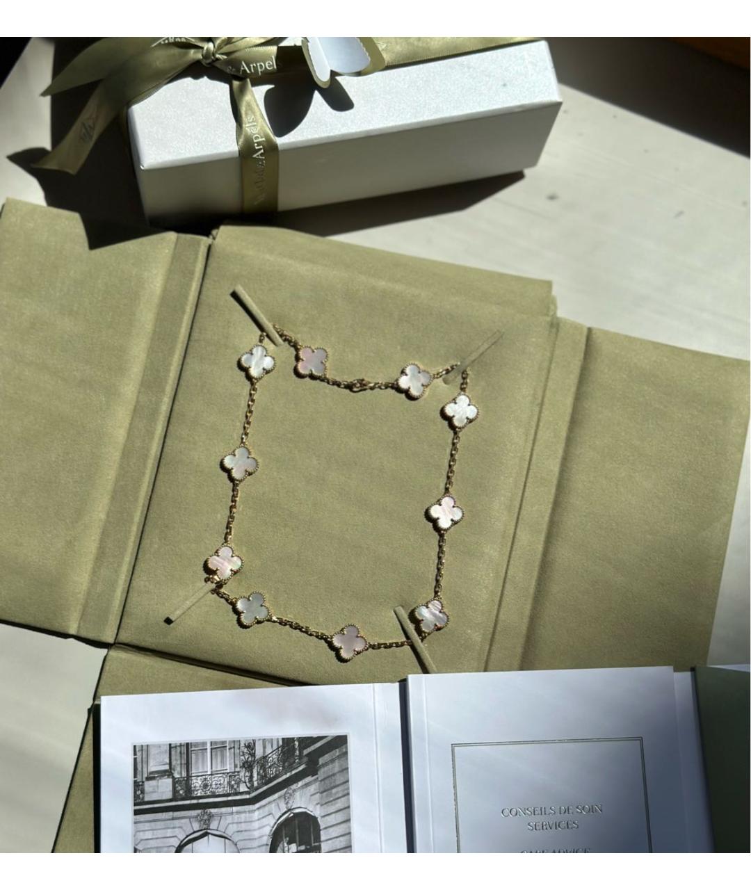 VAN CLEEF & ARPELS Золотое колье, фото 4