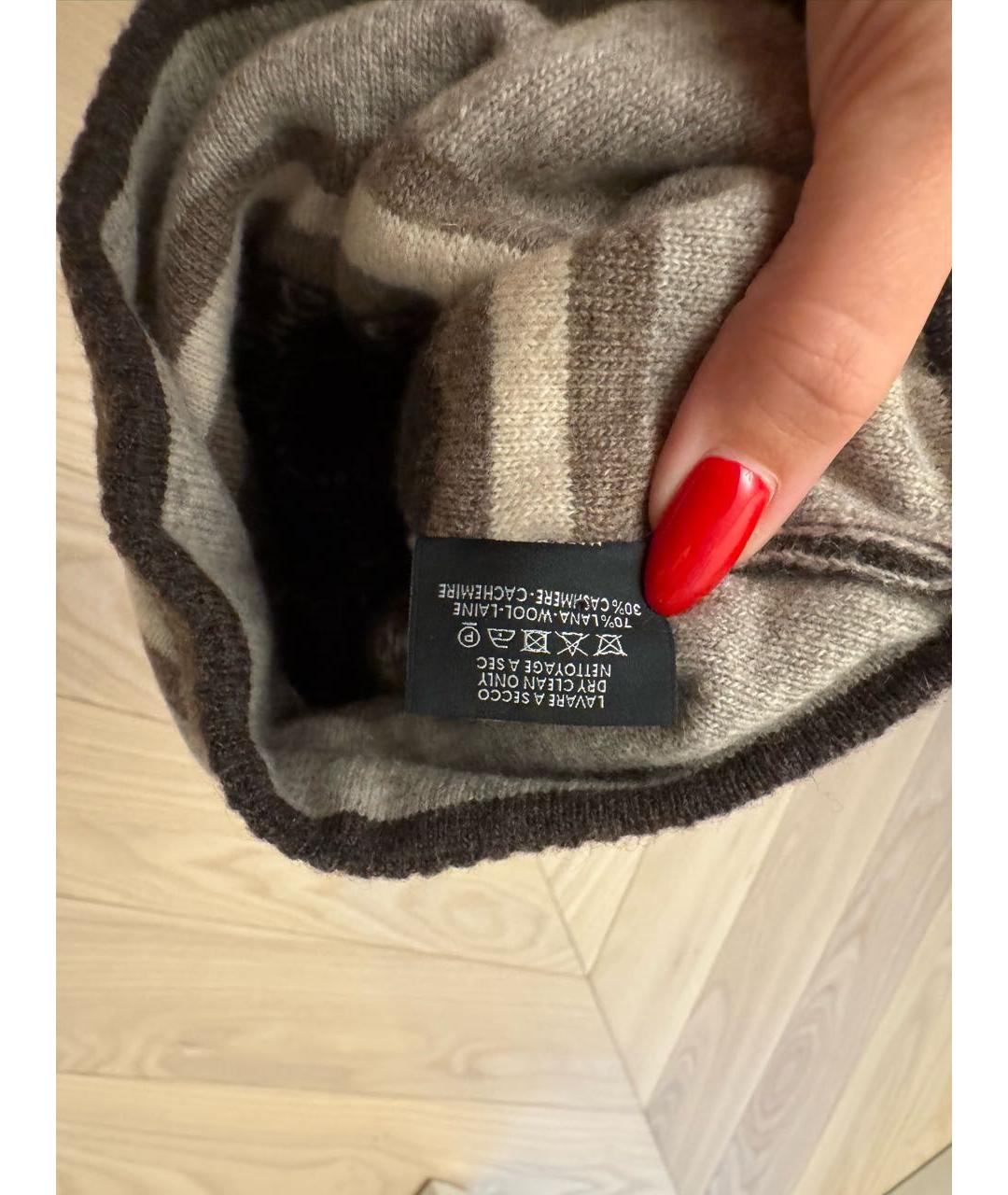 GUCCI Бежевая шапка, фото 3
