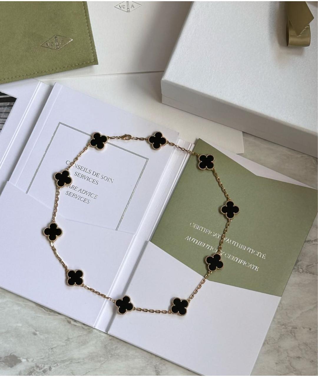 VAN CLEEF & ARPELS Золотое колье, фото 2