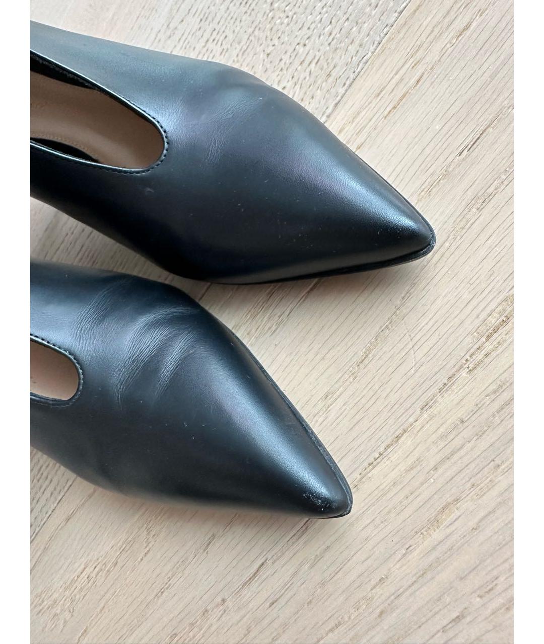 GIANVITO ROSSI Черные кожаные ботильоны, фото 7