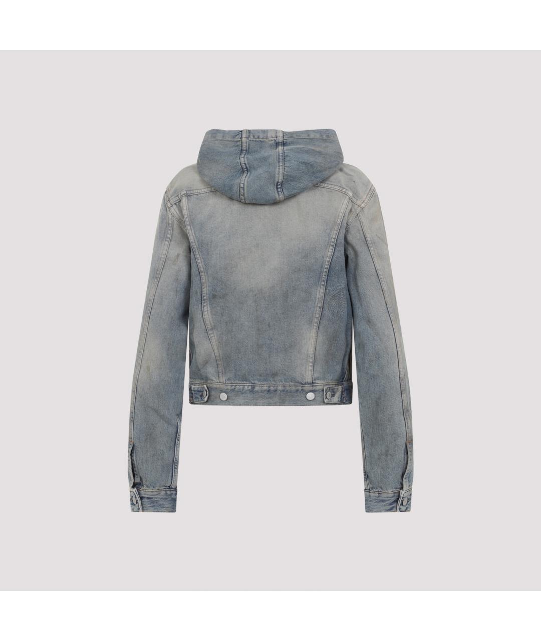 ACNE STUDIOS Синяя хлопковая куртка, фото 2