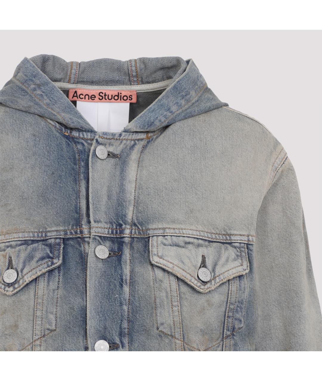 ACNE STUDIOS Синяя хлопковая куртка, фото 3