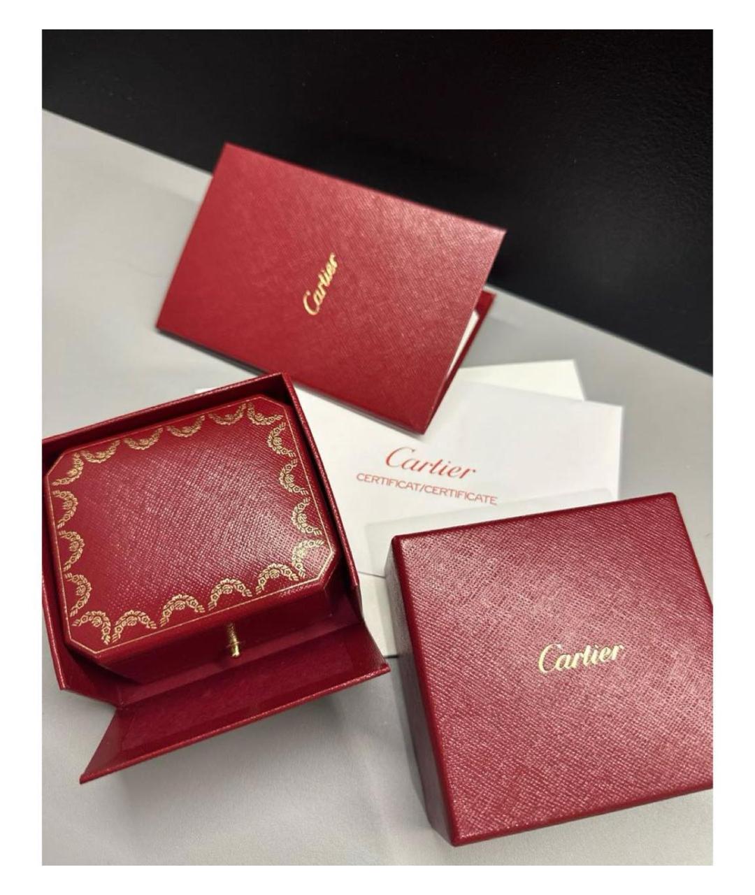 CARTIER Золотые серьги из розового золота, фото 3