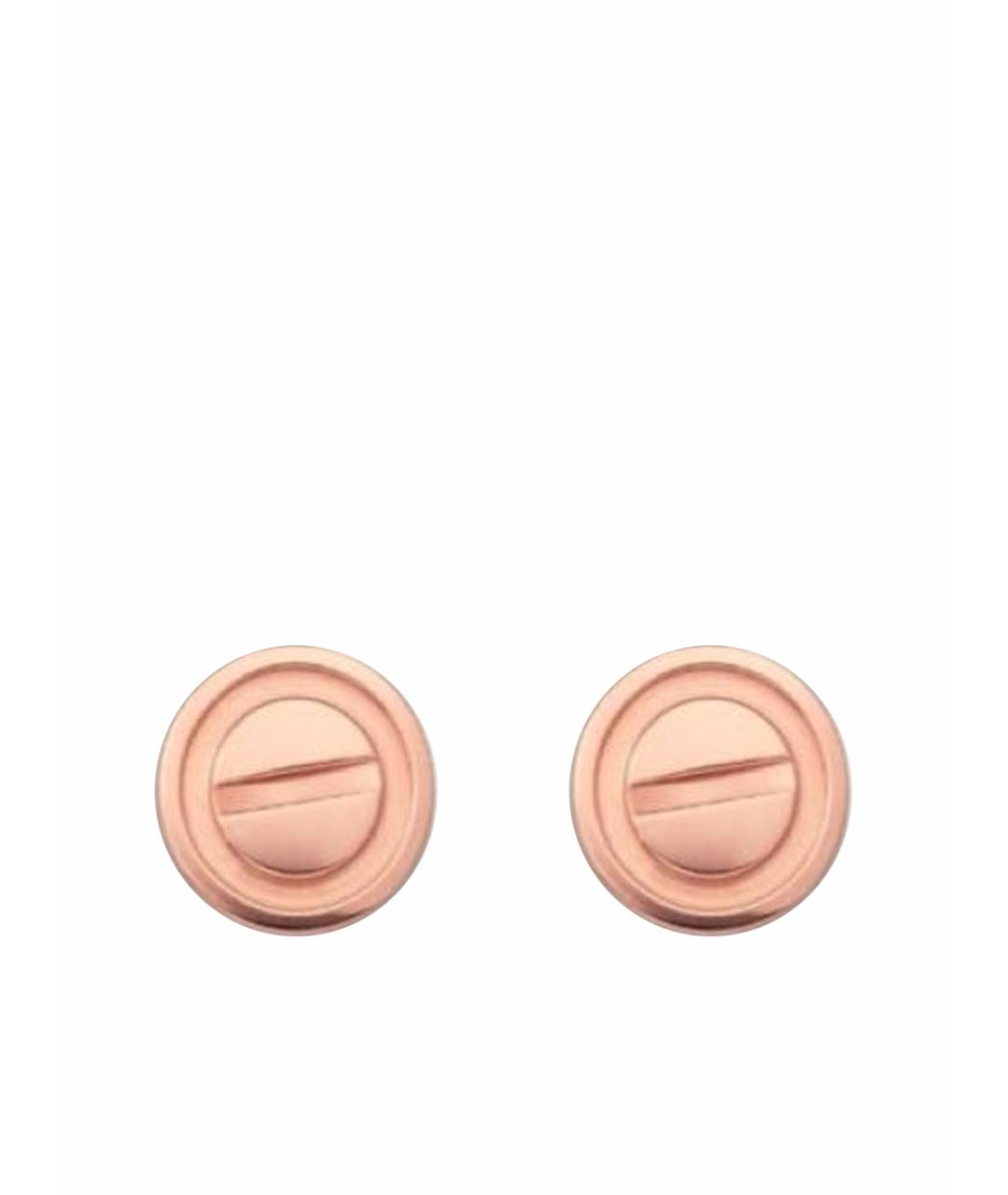 CARTIER Золотые серьги из розового золота, фото 8