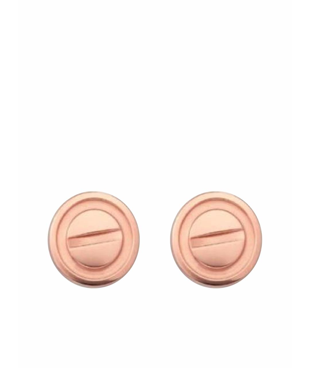 CARTIER Золотые серьги из розового золота, фото 1