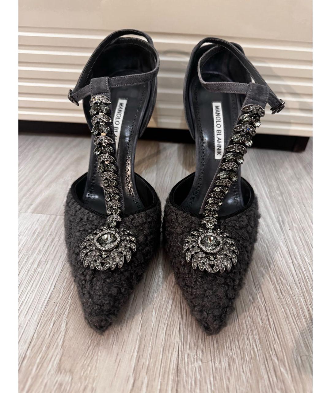 MANOLO BLAHNIK Серые туфли, фото 2